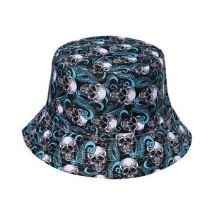 Skull Pattern Bucket Hat